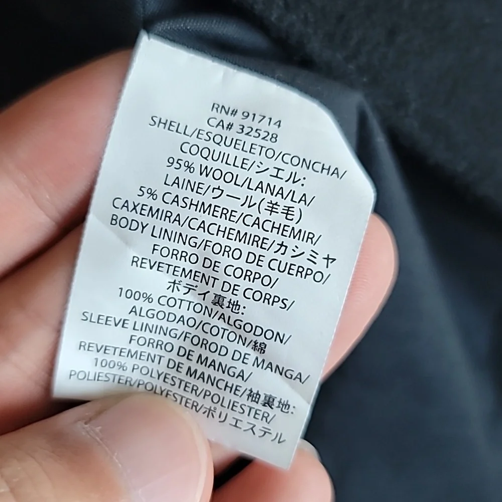 Vintage Armani Exchange 95% Wool 5% Cashmere Sports Jacket - Picture 5 of 6